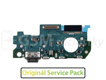 Doska nabíjania Samsung Galaxy A34 5G nabíjací konektor, mikrofón Originál service pack