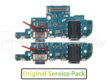 Doska nabíjania Samsung Galaxy A52s 5G nabíjací konektor, mikrofón Originál