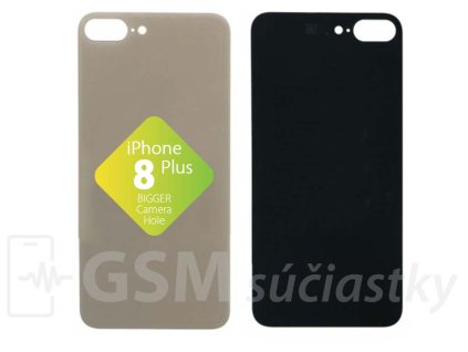 Apple iPhone 8 Plus Zadné sklo housingu Zlaté