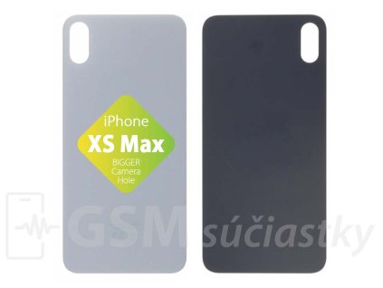 Apple iPhone Xs Max Zadné sklo housingu Silver