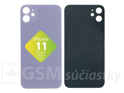 Apple iPhone 11 Zadné sklo housingu Fialové