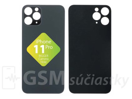 Apple iPhone 11 Pro Zadné sklo housingu Space Gray