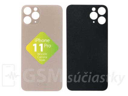 Apple iPhone 11 Pro Zadné sklo housingu Zlaté