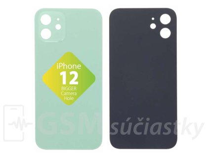 Apple iPhone 12 Zadné sklo housingu Zelené