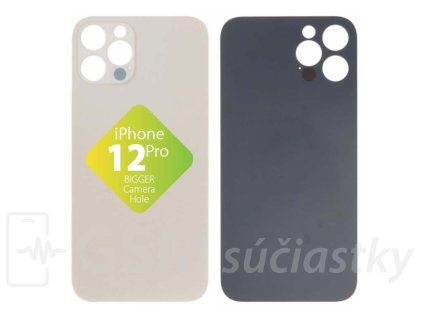 Apple iPhone 12 Pro Zadné sklo housingu Gold