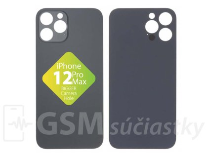 Apple iPhone 12 Pro Max Zadné sklo housingu Graphite