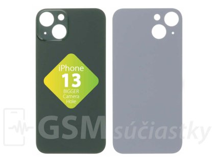 Apple iPhone 13 Zadné sklo housingu Zelené