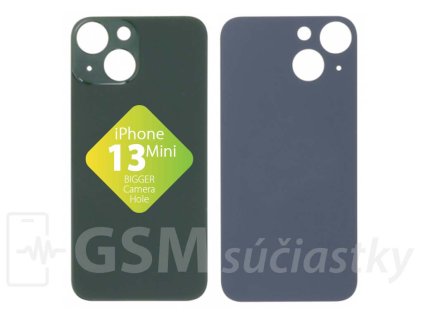 Apple iPhone 13 Mini Zadné sklo housingu Zelené