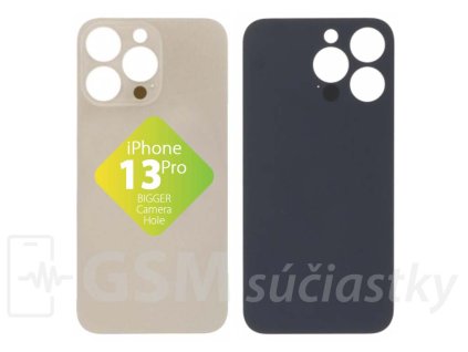 Apple iPhone 13 Pro Zadné sklo housingu Zlaté