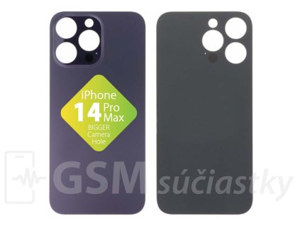 Apple iPhone 14 Pro Max Zadné sklo housingu Deep Purple