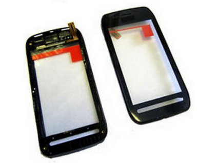Nokia 603 Dotykové sklo čierne a Rám