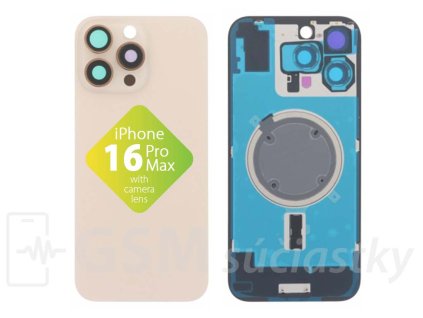 Apple iPhone 16 Pro Max Zadné sklo housingu Desert Titanium