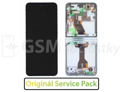 Samsung F731 Galaxy Z Flip 5 LCD displej + Dotykové sklo a Rám Originál