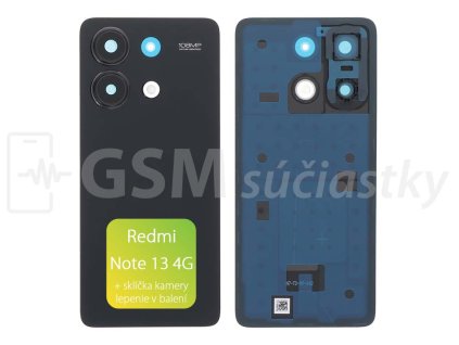 Xiaomi Redmi Note 13 4G Baterkový kryt Midnight Black