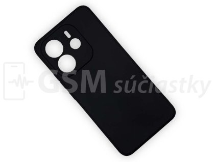 Puzdro silikonové Xiaomi Redmi Note 14 4G, čierne