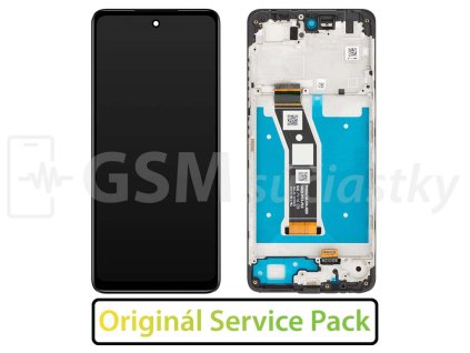 Motorola Moto E14 LCD displej + Dotykové sklo a rám Originál
