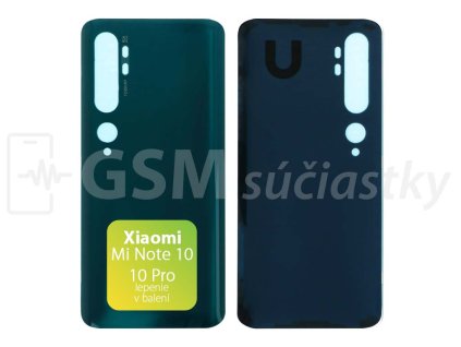 Xiaomi Mi Note 10, 10 Pro Baterkový kryt green