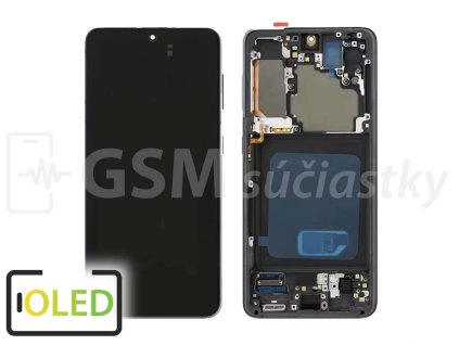 Samsung G991B Galaxy S21 LCD displej + Dotykové sklo a Rám (OLED)