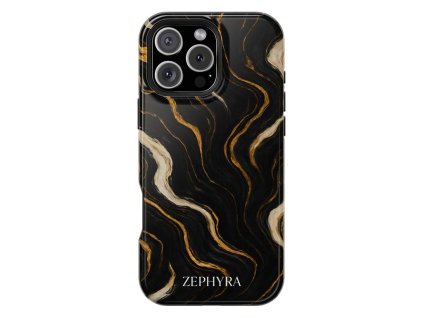 Noir Luxe Marble iphone 16 pro max 1