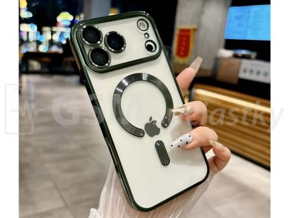 MagSafe obal na iPhone 17 Pro Max, Zelené – Perfektná ochrana a bezproblémové nabíjanie