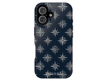 Navy Compass - iPhone 16 Plus Kryt