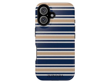 Coastal Stripes - iPhone 16 Plus Kryt