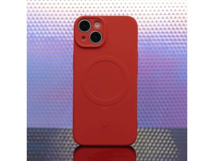 Silikónový kryt s magnetickým nabíjaním Samsung A17 4G, A17 5G, Červený 1