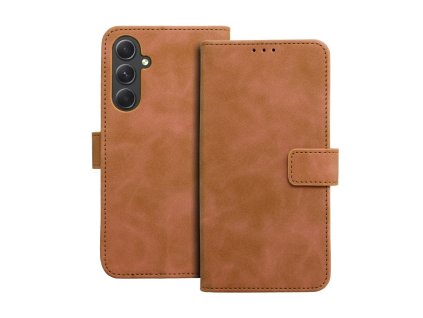 Knižkové diárové puzdro Xiaomi Redmi Note 14 4G, hnedé