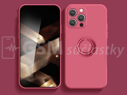 Puzdro s krúžkom na prst iPhone 13 Pro red