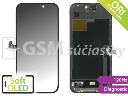 iPhone 15 Pro LCD displej + dotykové sklo zobrazujúci sa ako Originál