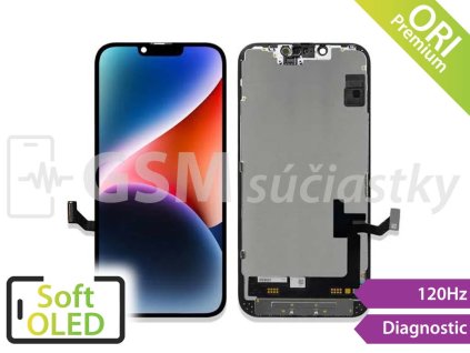 iPhone 16 LCD displej + dotykové sklo zobrazujúci sa ako Originál