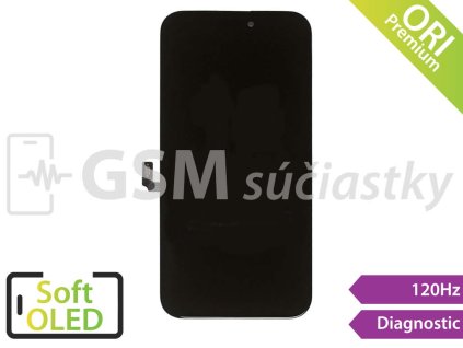 iPhone 16 Plus LCD displej + dotykové sklo zobrazujúci sa ako Originál