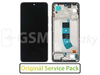 Xiaomi Redmi Note 13 4G LCD displej + Dotykové sklo a Rám Originál čierny