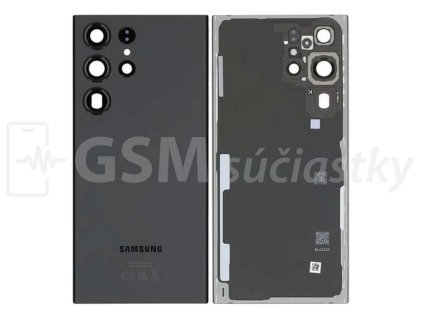 Baterkový kryt Samsung S918 Galaxy S23 Ultra čierny Originál Service Pack