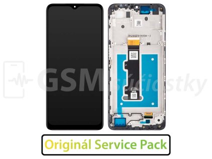 Motorola Moto E22I, E22 LCD displej + Dotykové sklo + Rám Originál