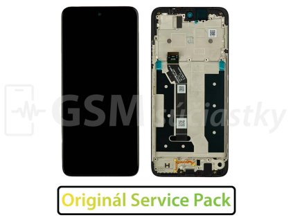 Motorola Moto G35 LCD displej + Dotykové sklo + Rám Originál