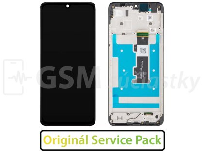 Motorola Moto G06 Power LCD displej + Dotykové sklo + Rám Originál