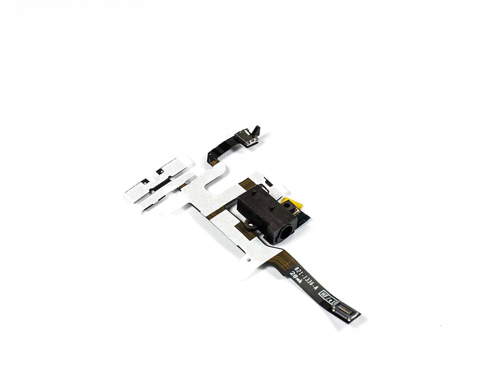 Apple iPhone 4S - Flex kábel Audio konektor a hlasitosti Čierna