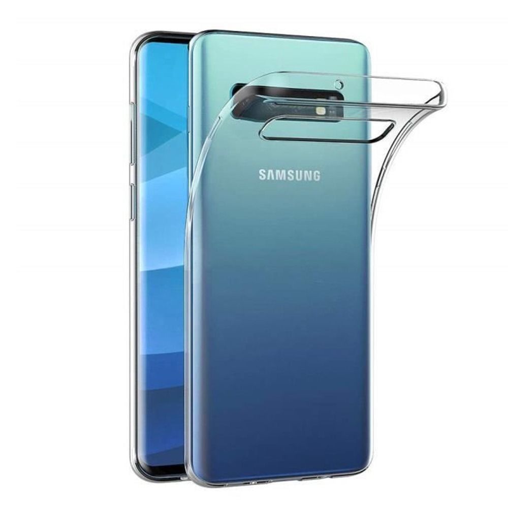 Puzdro priesvitné silikónové Samsung G975 Galaxy S10 Plus Priesvitné