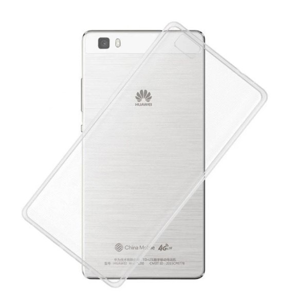 Puzdro priesvitné silikónové Huawei P8 Lite Priesvitné