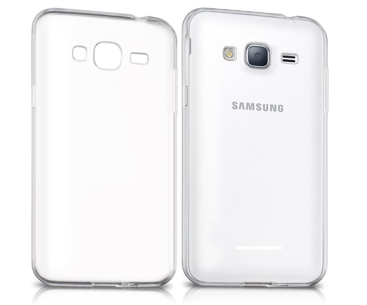 Puzdro priesvitné silikónové Samsung J320 Galaxy J3 2016 Priesvitné
