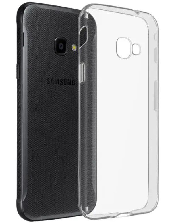 Puzdro priesvitné silikónové Samsung Xcover 4, Xcover 4s Priesvitné