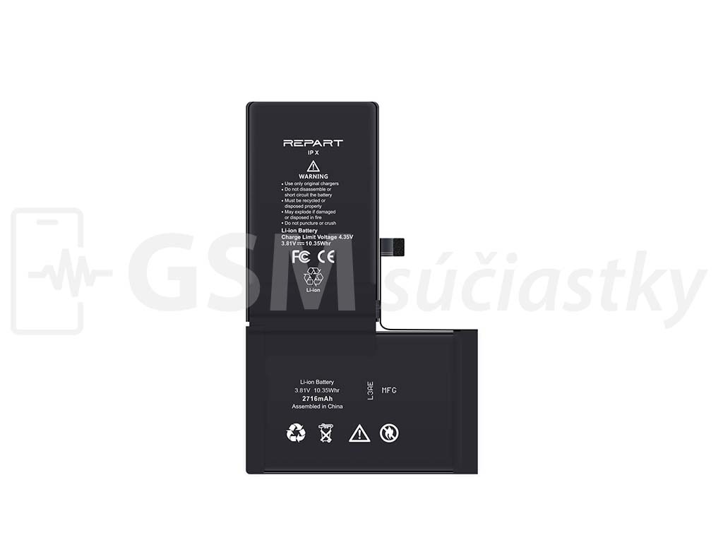 Batéria iPhone X - 2716 mAh