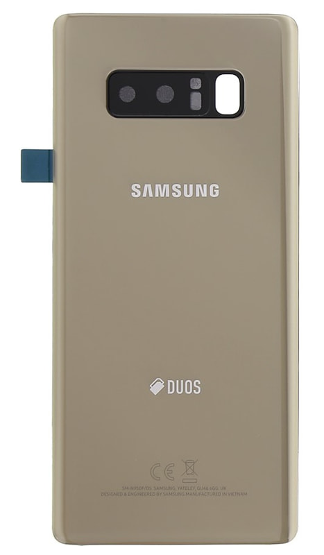 Kryt Samsung N950 Galaxy Note 8 zadný Zlatá