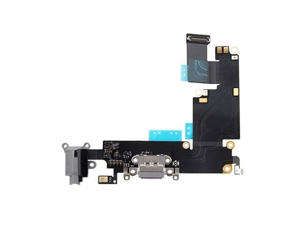 Flex kábel nabíjania iPhone 6 Plus - nabíjací konektor, mikrofón sivá