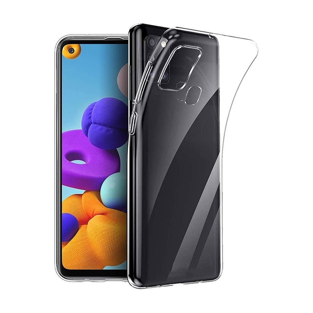 Puzdro priesvitné silikónové Samsung A217 Galaxy A21s Priesvitné