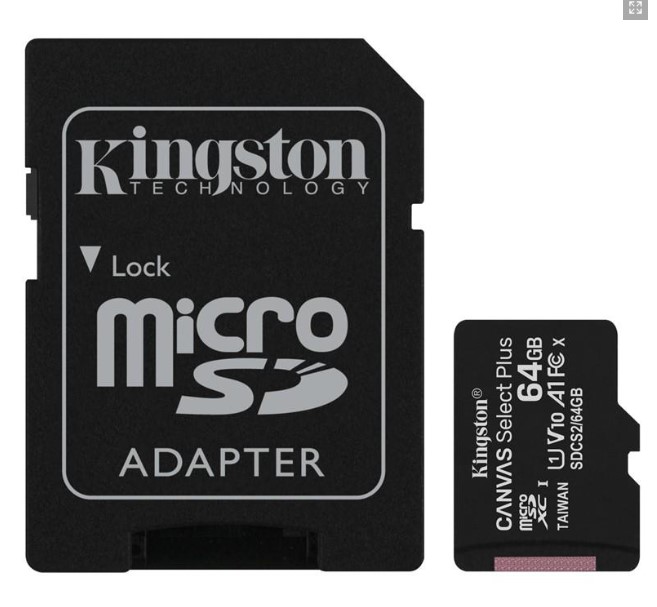 Pamäťová karta Kingston microSD w/a (bulk) 64GB