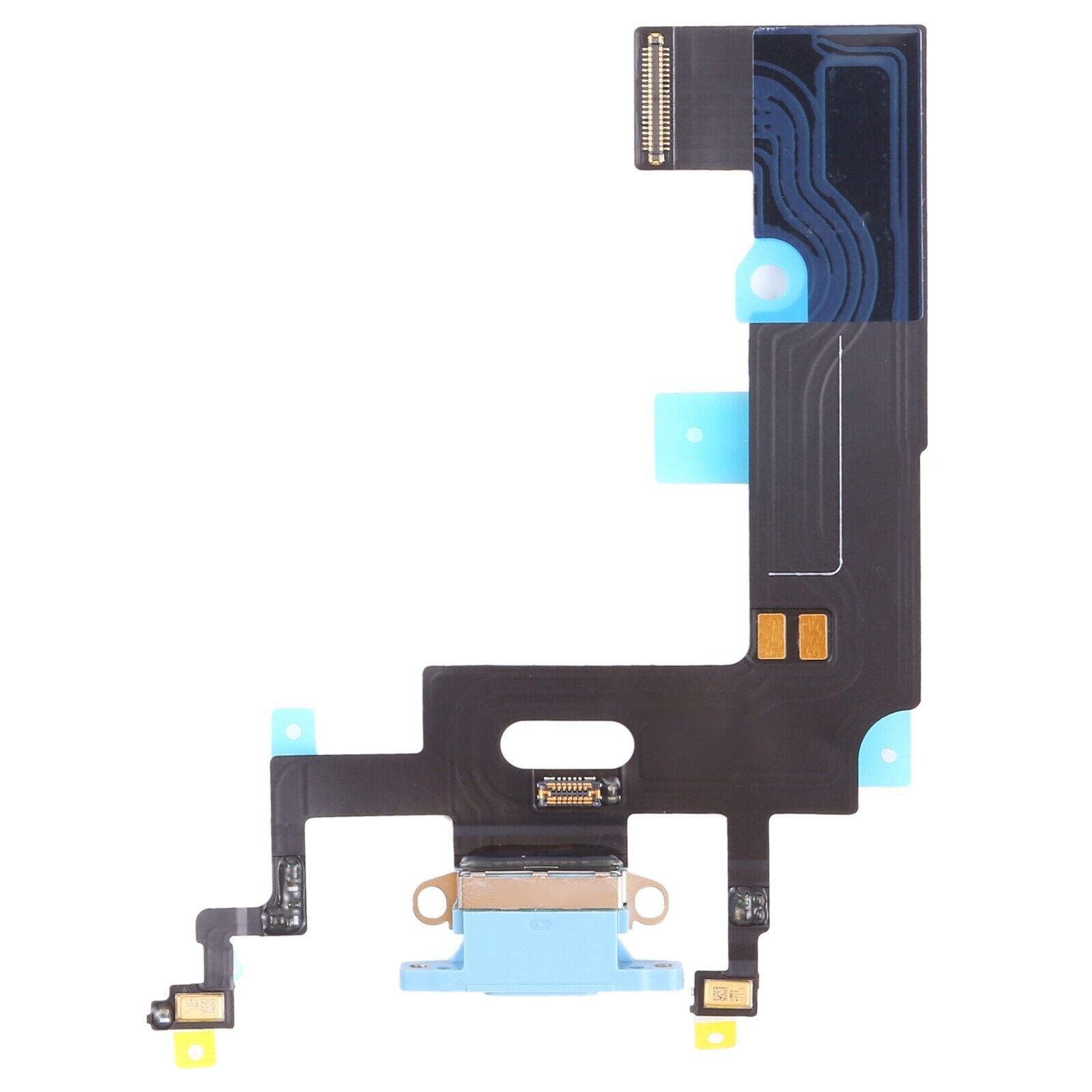 Flex kábel nabíjania iPhone XR - nabíjací konektor, mikrofón Modrá