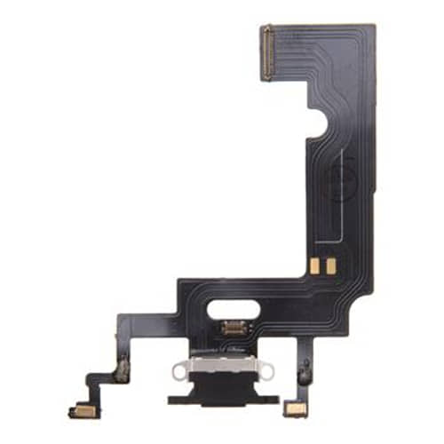 Flex kábel nabíjania iPhone XR - nabíjací konektor, mikrofón Čierna