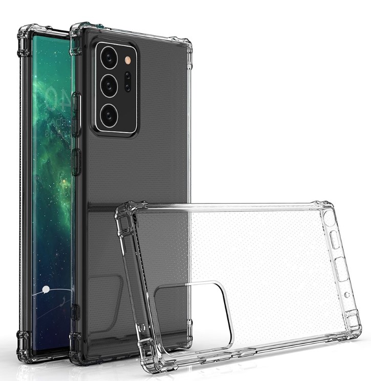 Puzdro priesvitné silikónové Samsung Galaxy Note 20 Ultra 5G Priesvitné